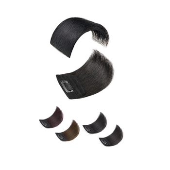 Dijelić perike za volumen na vrhu glave, pravi ljudski kos, ravno, model: Eight-character bangs