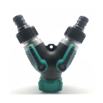 Y-típusú kettős áramlású golyóscsap kerthez, cinkötvözetből