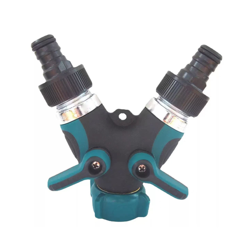 Y-típusú kettős áramlású golyóscsap kerthez, cinkötvözetből