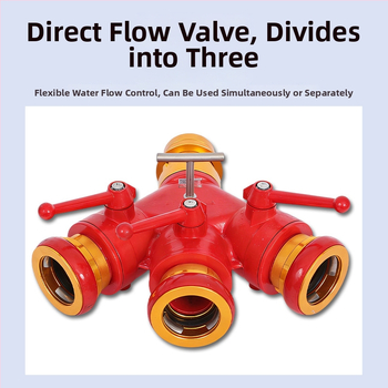 Hidrant de incendiu, O intrare – Trei ieșiri, Presiune înaltă, Ușor, Aliaj aluminiu-magnéziu, Model FIII80/65