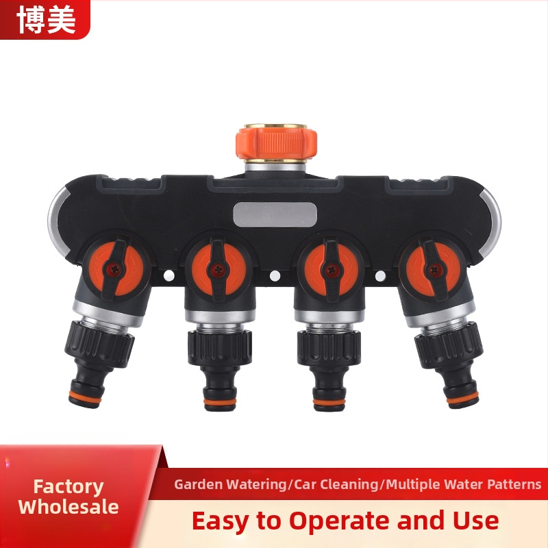 Τετραδρομικός συνδετήρας σωλήνα ύδατος με εξωτερική βίδα, Ευρωπαϊκού Προτύπου, για άρδευση, μοντέλο 85003-2, BSP 3/4