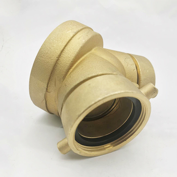 Месингов пожарен воден разпределител HS00063, воден сепаратор, дясноъгълна връзка, индустриална класификация 3C, за вода