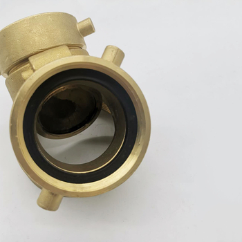 Месингов пожарен воден разпределител HS00063, воден сепаратор, дясноъгълна връзка, индустриална класификация 3C, за вода