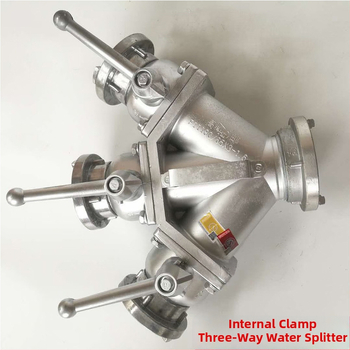 Tengda separator de apă 65/65*2, aliaj de aluminiu, presiune nominală 1.6 MPa, pentru sisteme de stingere a incendiilor