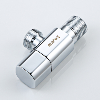 Mosadzny štvorcový a trojuholníkový uzatvárací ventil, zabudovaný do steny, prevádzkový tlak 0,8–1,2 MPa, Ø15 mm, model JY-63102