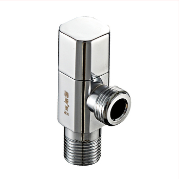 Mosadzny štvorcový a trojuholníkový uzatvárací ventil, zabudovaný do steny, prevádzkový tlak 0,8–1,2 MPa, Ø15 mm, model JY-63102