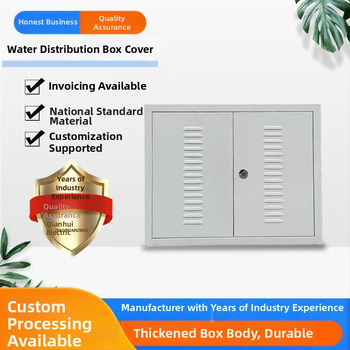 Колектор за подово отопление - повърхностно монтирана разпределителна кутия за вода; серия: щит за колектор за подово отопление; корпус и капак: студено валцована стомана с покритие; дебелина на плочата: 1.0 мм