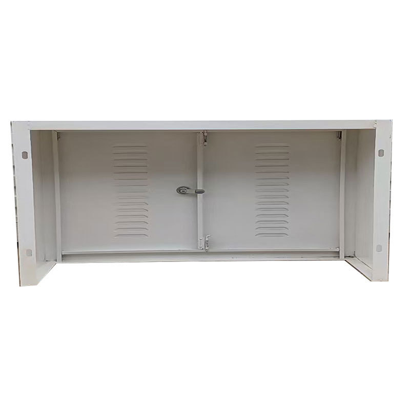 Колектор за подово отопление - повърхностно монтирана разпределителна кутия за вода; серия: щит за колектор за подово отопление; корпус и капак: студено валцована стомана с покритие; дебелина на плочата: 1.0 мм