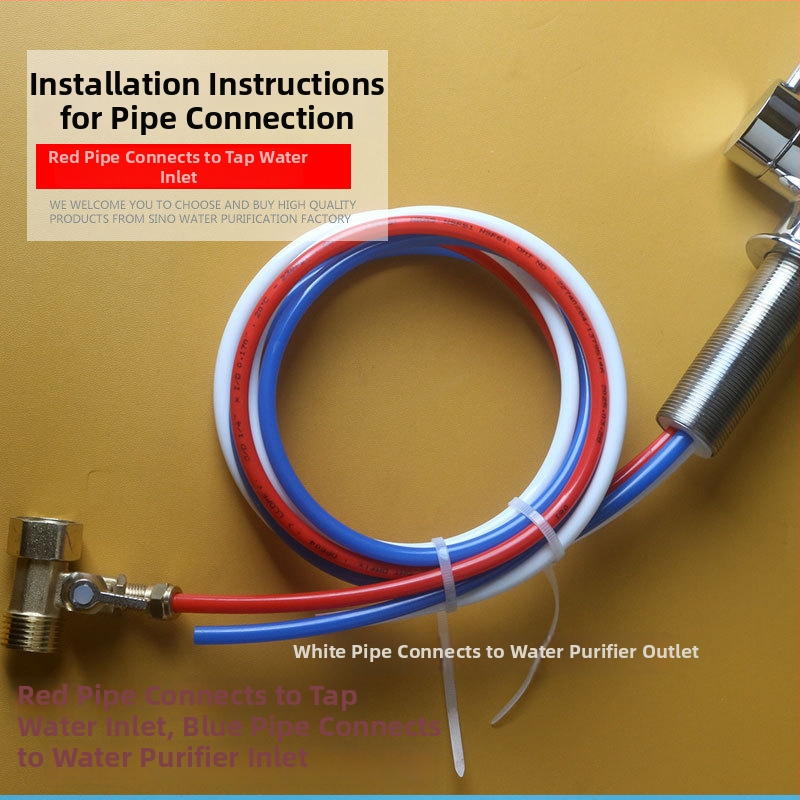 Valvă pentru purificator de apă SHNUOM, cupru, conectare terminală