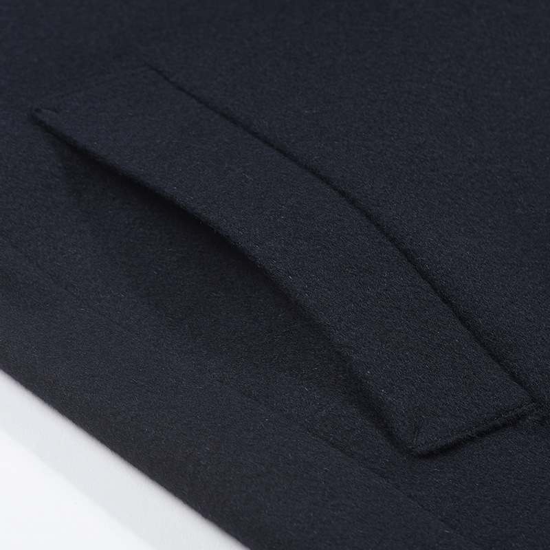 Férfiaknak szóló 100% gyapjúkabát – középhosszú, őszi-téli 2025, üzleti casual