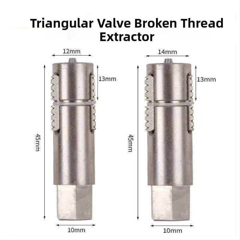 Háztartási vízvezetékhez használható menetes kihúzó eszköz szögletes szelephöz