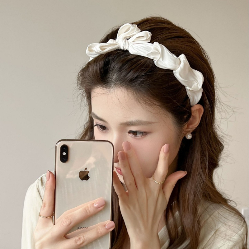 Princess Qing hálós fejpánt, kézzel készített, koreai stílusú, nőknek