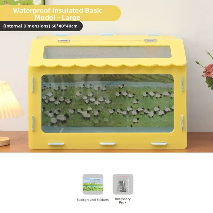 Cușcă panoramică pentru hamster cu cuib detașabil și sigur — adăpost pentru toate anotimpurile pentru animale de companie mici; origine Yiwu; material: Altul; marcă: Altul