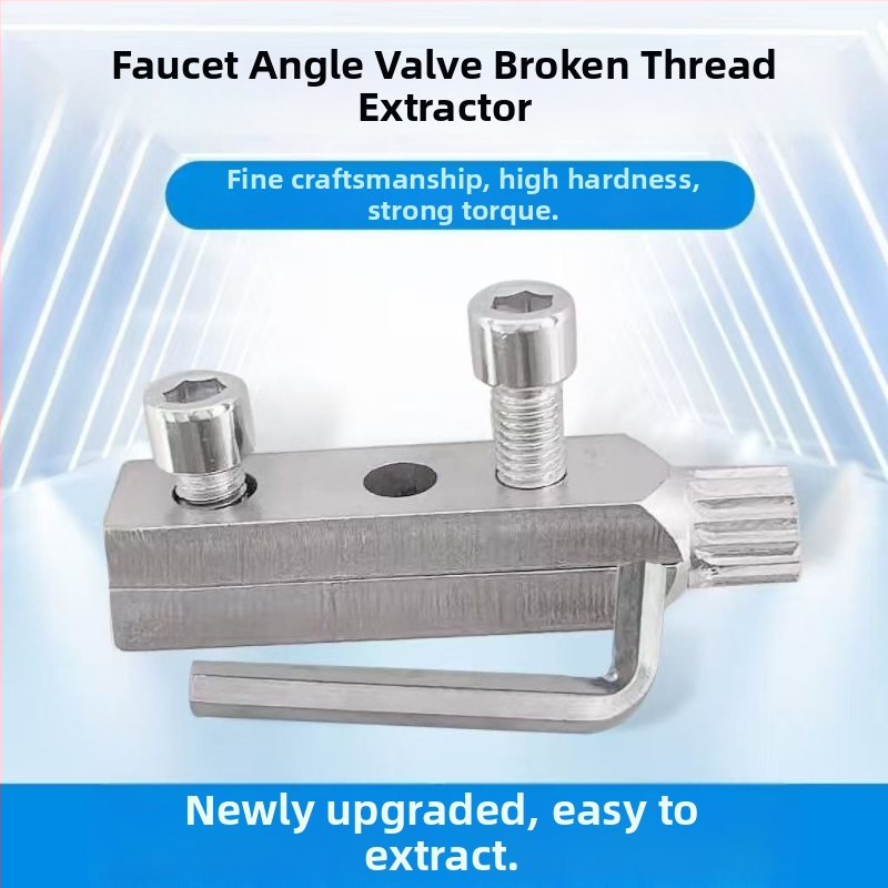 Yichang 45 oceľový demontážny nástroj pre opravy vodovodov – odstraňovanie zlomených skrutiek z kohútikov a uhlových ventilov (1 sada)