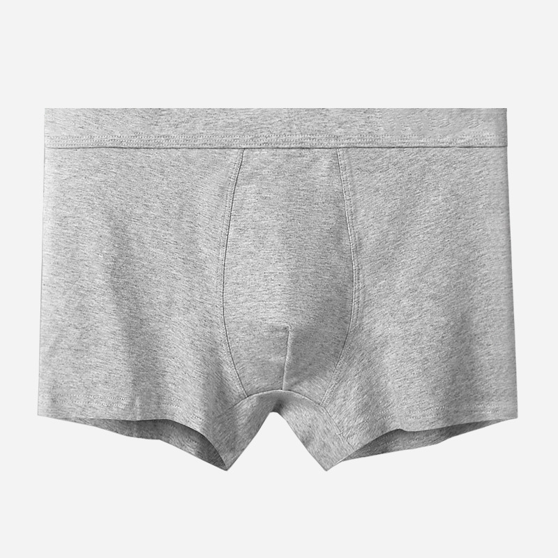 Boxeri bărbați din bumbac, antibacterieni, respirabili, talie medie, 90-95% bumbac