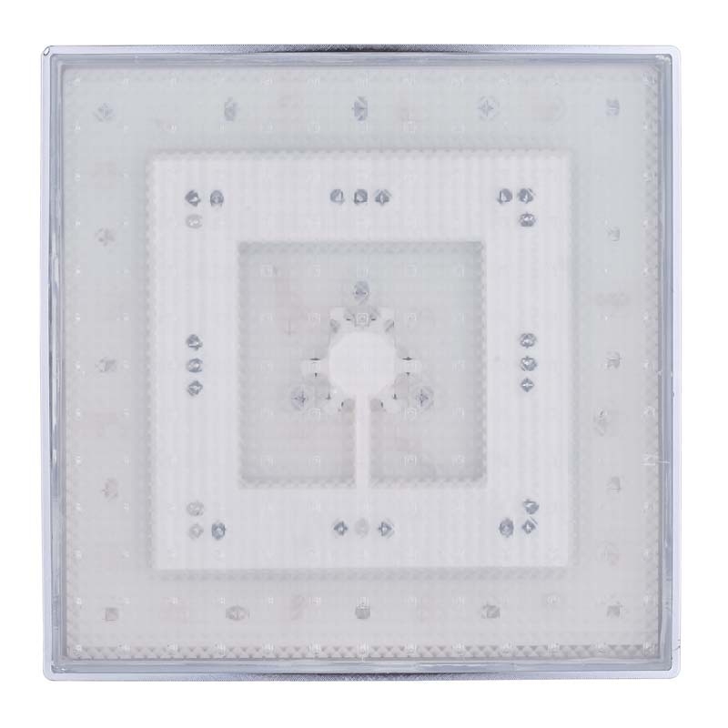 Cap de duș superior din ABS cu LED și funcție ploaie, model 8030-C1, temperatură de lucru 0–60°C, conectare filetată