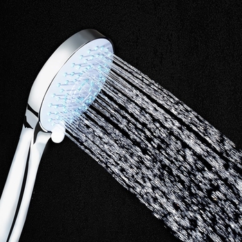 Ručna tuš glava s pet funkcija, podesiva, plastično tijelo, ručna instalacija, elektroplakirani završni sloj