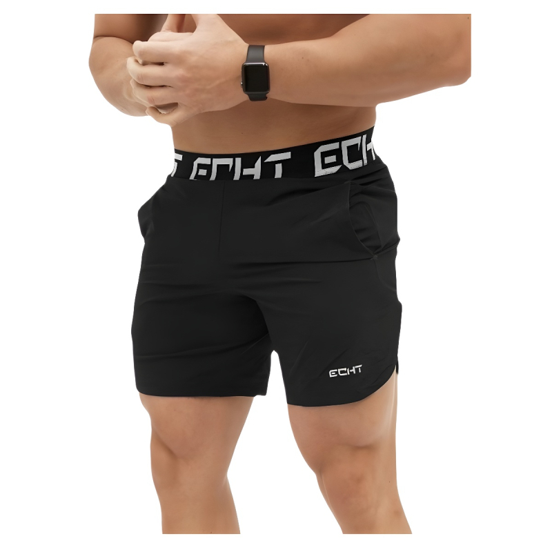 Férfiak számára könnyű, izomhoz illeszkedő rövidnadrág edzésre és futásra; anyag: acetát rost; fő anyag: Vinylon; hossz: öt pont; szabás: egyenes cső; szezon: Nyár 2024.