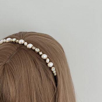 Dodatak za kosu – tanak obruč za kosu s rhinestones, ručno izrađeno Han Xiya, za žene