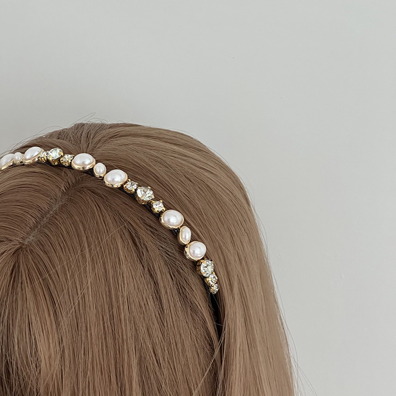 Dodatak za kosu – tanak obruč za kosu s rhinestones, ručno izrađeno Han Xiya, za žene