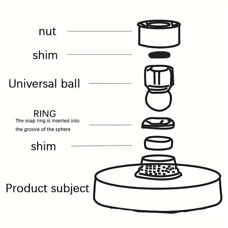 ABS zuhanyfej, felső sugár, eső funkció, kézi csavaros rögzítés, modell D02