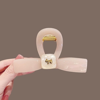 Klip za kosu - Dizajn morskog psa (Akril • Ručna izrada • Slatki stil • Proljeće 2025 • Dodaci za glavu)