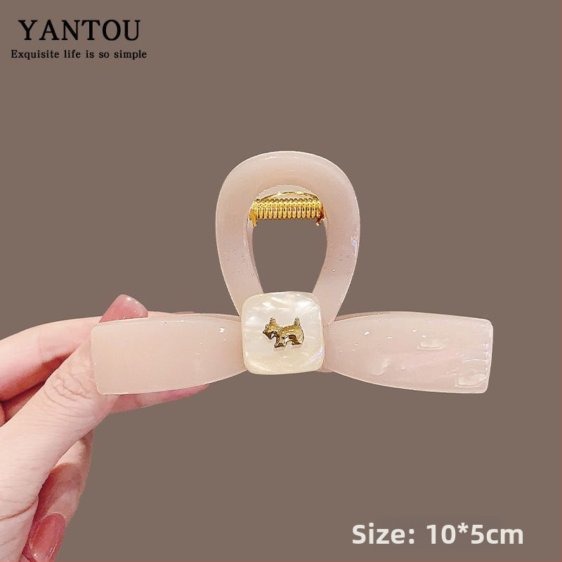 Klip za kosu - Dizajn morskog psa (Akril • Ručna izrada • Slatki stil • Proljeće 2025 • Dodaci za glavu)