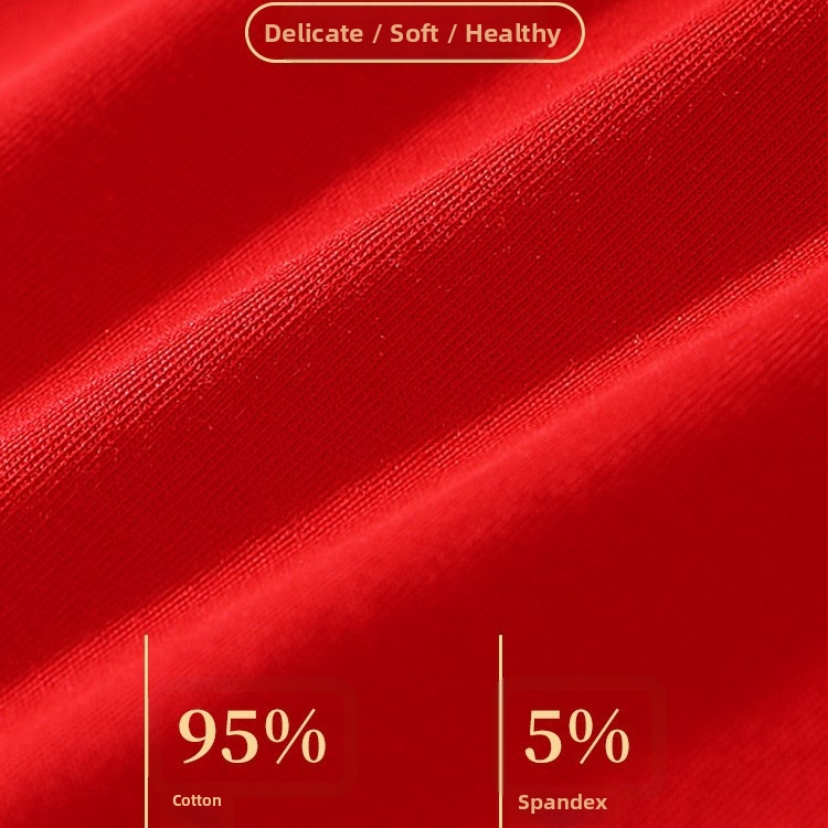 Boxeri pentru bărbați din bumbac, antibacterieni, respirabili, ediție pentru nuntă și an natal