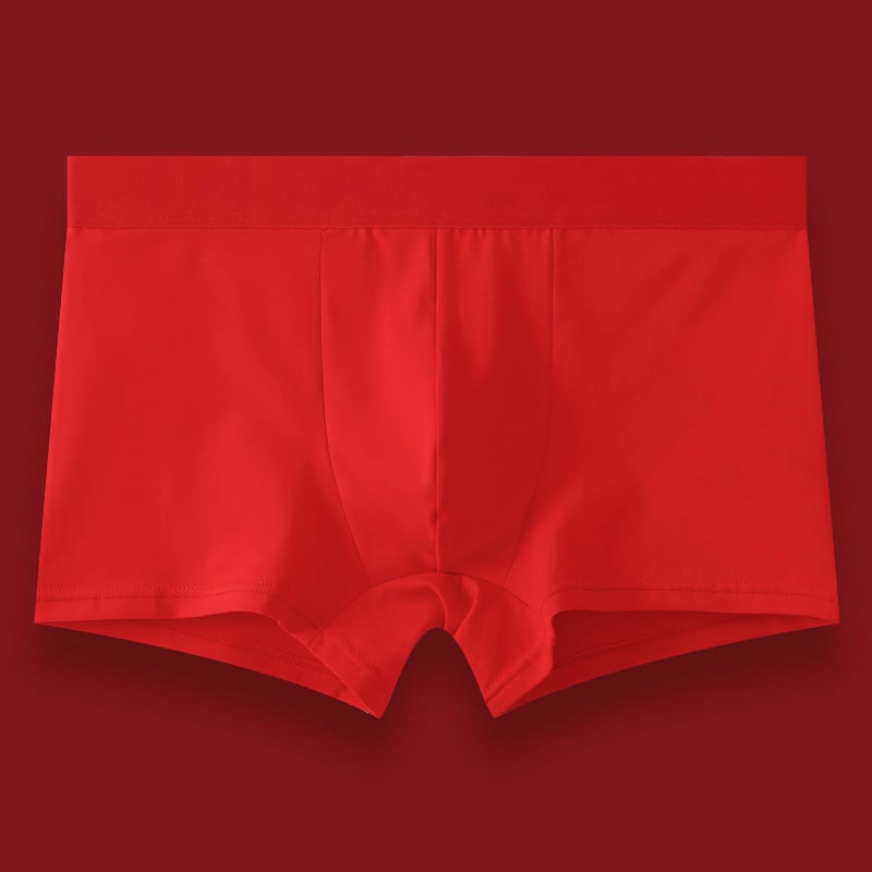 Boxeri pentru bărbați din bumbac, antibacterieni, respirabili, ediție pentru nuntă și an natal