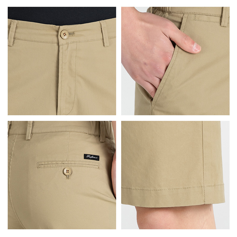 Dicia muške ljetne šorceve, prozračan 97% pamuk, do koljena, ravni kroj, casual/planinarenje