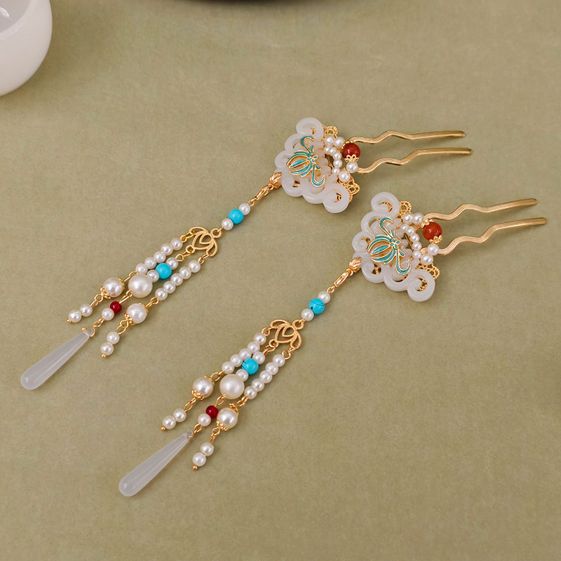 Metalna kopča za kosu, retro ženski stil, oblik cvijeta, elektroplatiranje završna obrada, dodatak za kosu