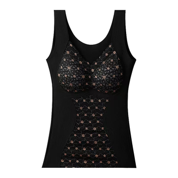 Termička vest s flis podstavom, s ugrađenim grudnjakom i jastučićem za prsni koš, dvostruki sloj, baršun podstava, poliester tkanina