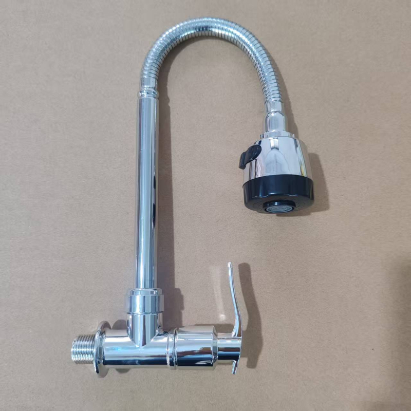 Zidni kuhinjski miješac, samo hladna voda, ABS materijal, keramički disk ventil, model: Single Cooling Universal