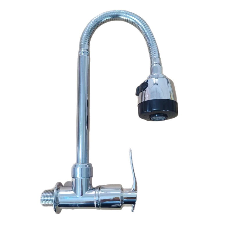 Zidni kuhinjski miješac, samo hladna voda, ABS materijal, keramički disk ventil, model: Single Cooling Universal