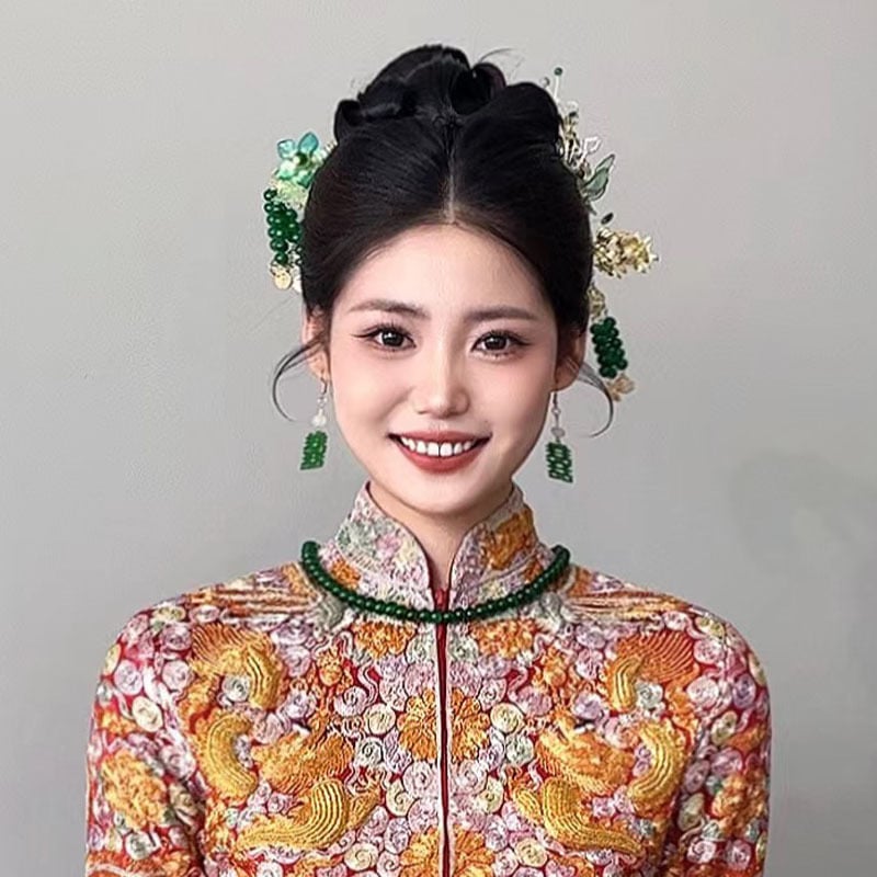 Ženski ukosnica za glavu s cvjetnim oblikom – korejski stil, legura kristala, svadbeni dodatak, ljeto 2023, LL-810