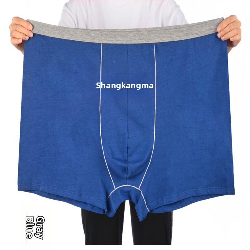 Boxeri bărbați talie înaltă, 95% bumbac, țesătură tricotată 40s, model monocrom