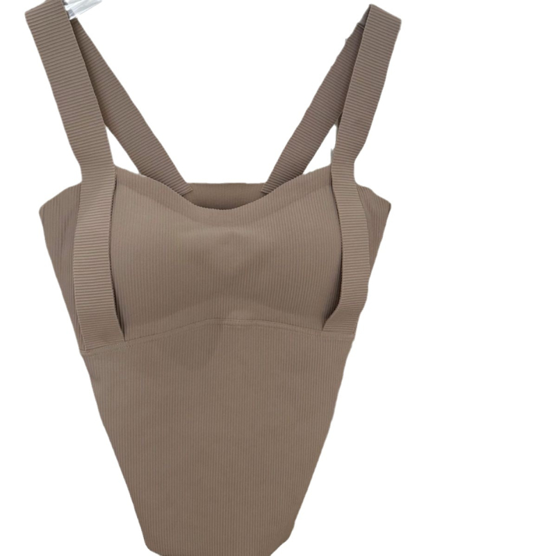 Ženska termalna vesta s umetkom za prsa, fleece podstava, bezšivna, najlon tkanina