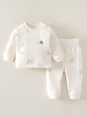 Dječji set donjeg rublja od pamuka, 100% pamuk, za uzrast 1–3 godine, jesen-zima, vlagu odvodi