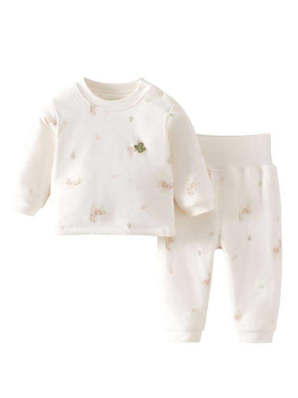 Dječji set donjeg rublja od pamuka, 100% pamuk, za uzrast 1–3 godine, jesen-zima, vlagu odvodi