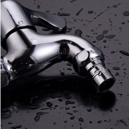 Kuchynský kohút zo zliatiny zinku, model BQ10316, montáž otvorená/skrytá, ovládanie kľúčom, povrch elektroplátovaný