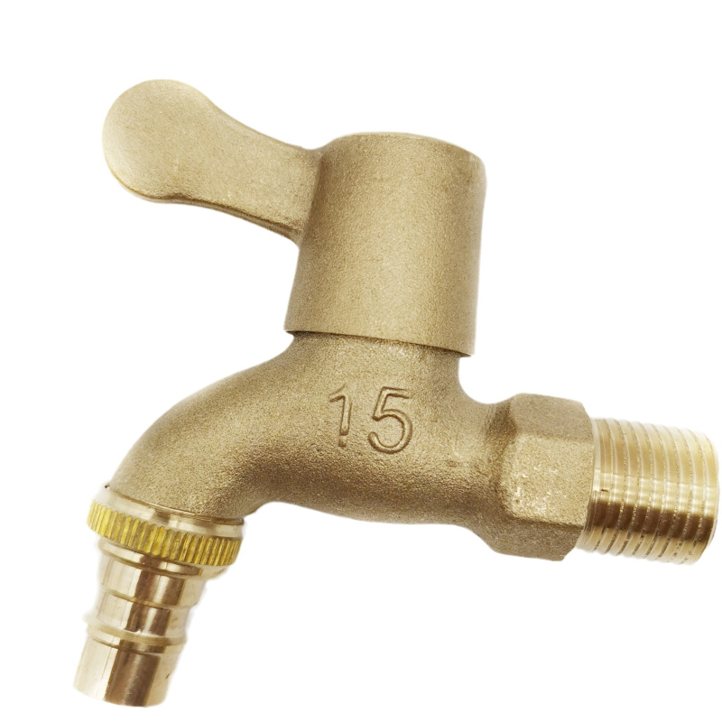 Bakreni kran za perilicu rublja, model KLE-01-06, 1.2 MPa, 90°C, zidna ugradnja
