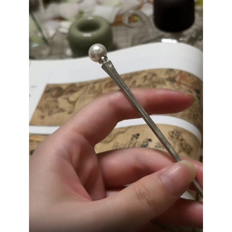 Aksesorij za kosu u vintage stilu, geometrijski oblik od legure, elektroplatirani završetak, ljetno izdanje 2025.