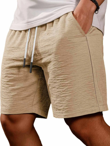 Muške kratke hlače, dužine pet inča, slobodnog kroja, korejski stil, 100% poliester, ljeto