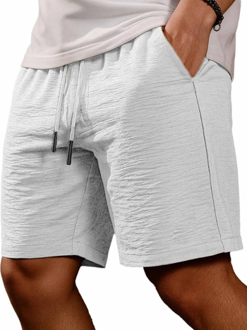 Muške kratke hlače, dužine pet inča, slobodnog kroja, korejski stil, 100% poliester, ljeto
