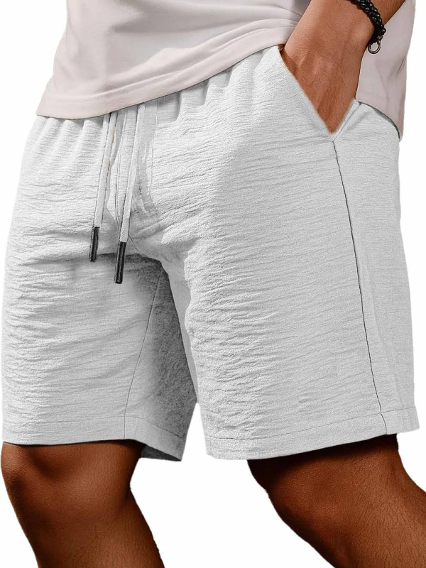 Muške kratke hlače, dužine pet inča, slobodnog kroja, korejski stil, 100% poliester, ljeto