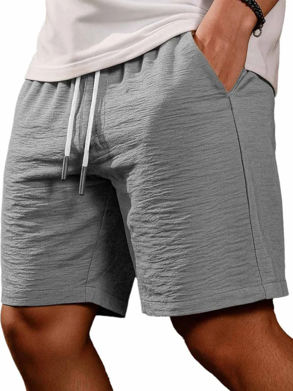 Muške kratke hlače, dužine pet inča, slobodnog kroja, korejski stil, 100% poliester, ljeto