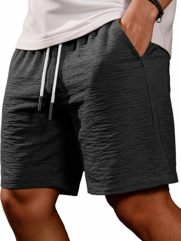 Muške kratke hlače, dužine pet inča, slobodnog kroja, korejski stil, 100% poliester, ljeto