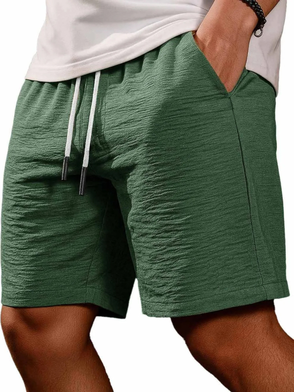 Muške kratke hlače, dužine pet inča, slobodnog kroja, korejski stil, 100% poliester, ljeto