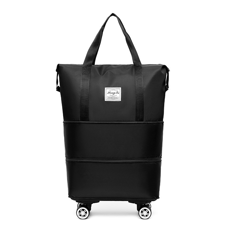 Sklopiva putna torba s kotačima, zapremine 56–75L, Oxford tkanina, odjeljak za suhe/mokre, unisex