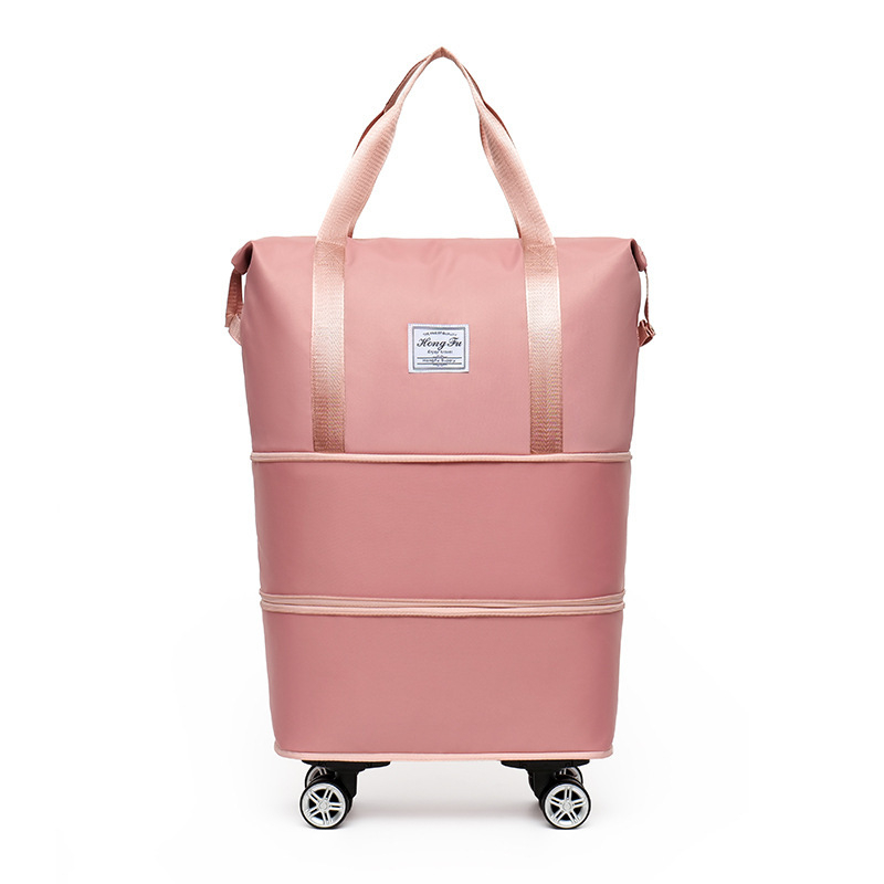 Sklopiva putna torba s kotačima, zapremine 56–75L, Oxford tkanina, odjeljak za suhe/mokre, unisex